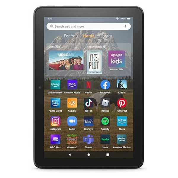 Amazon Fire HD 8″ HD tablet, 64 GB, 30% Faster Processor