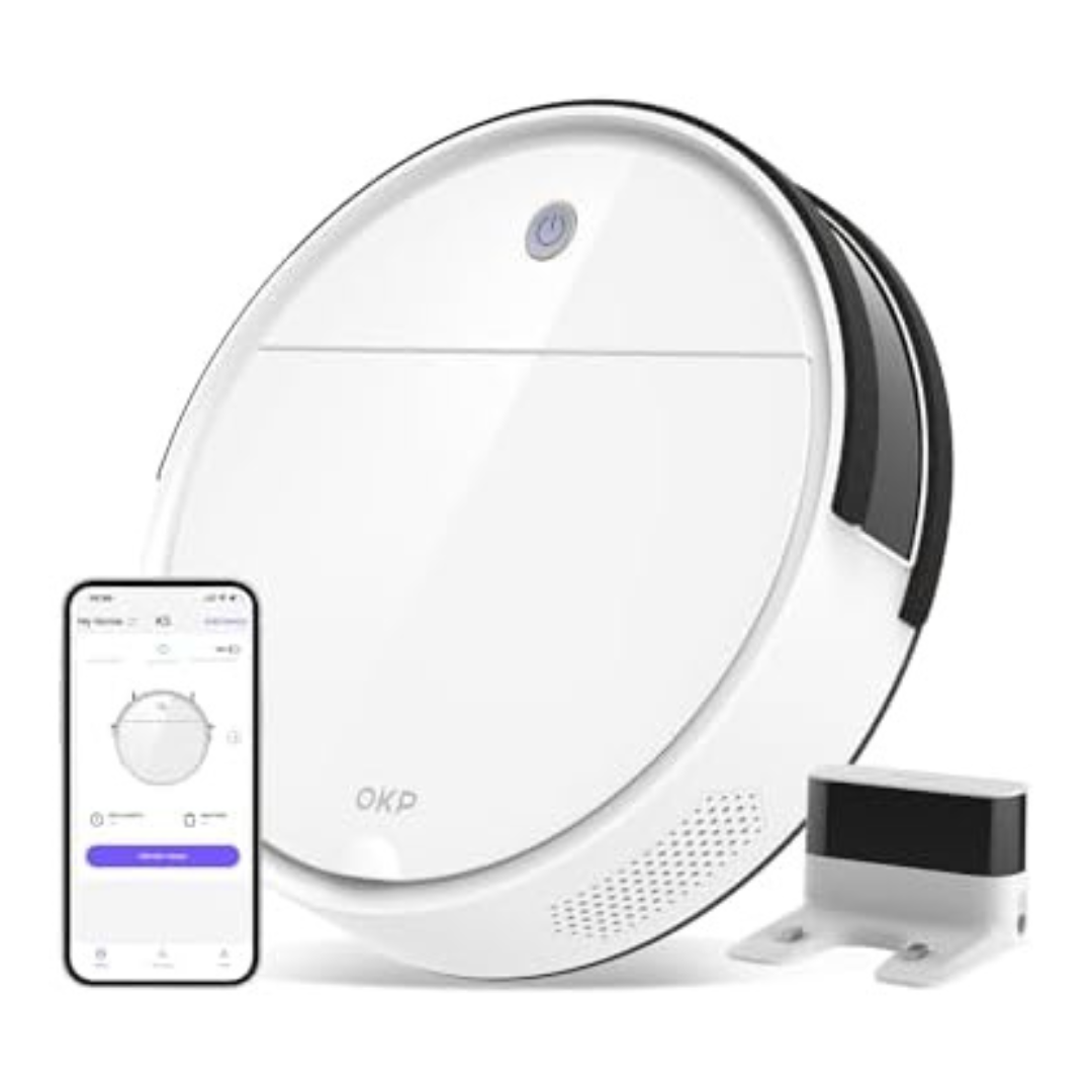 OKP Tangle-Free Powerful Suction Self-Charging Robot Vacuum Cleaner