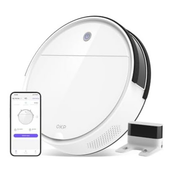 OKP Tangle-Free Powerful Suction Self-Charging Robot Vacuum Cleaner