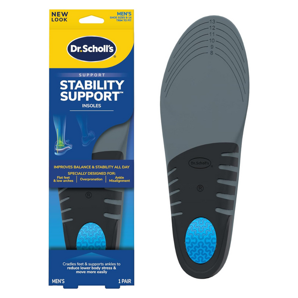 Dr. Scholl's Stabilizing Support Insole With Motion Control (Size 8-14)