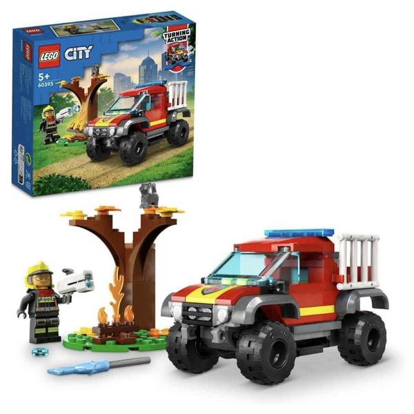 Lego City 60393 Off-Road Fire Truck Toy Blocks