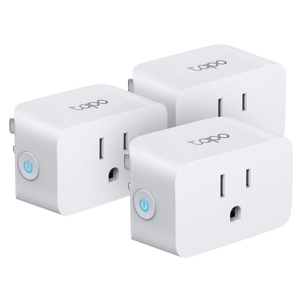 3-Pack TP-Link Tapo Smart Wi-Fi Plug Mini With Matter