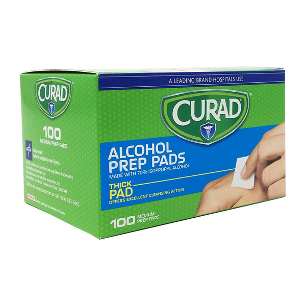 400-Count Curad First Aid Thick Alcohol Prep Swabs Pads