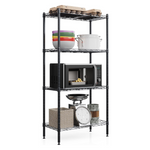 SsngygHme 4 Tier Standing Adjustable Storage Shelves