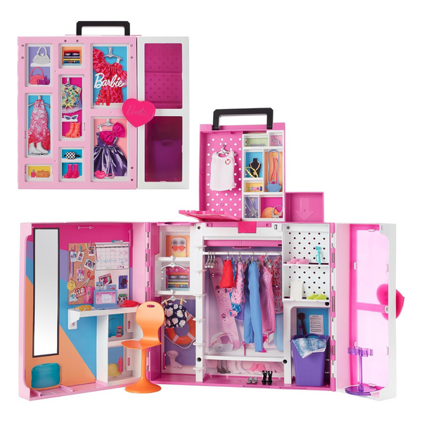 Barbie Dream Closet Playset With 35+ Clothes And Accessories