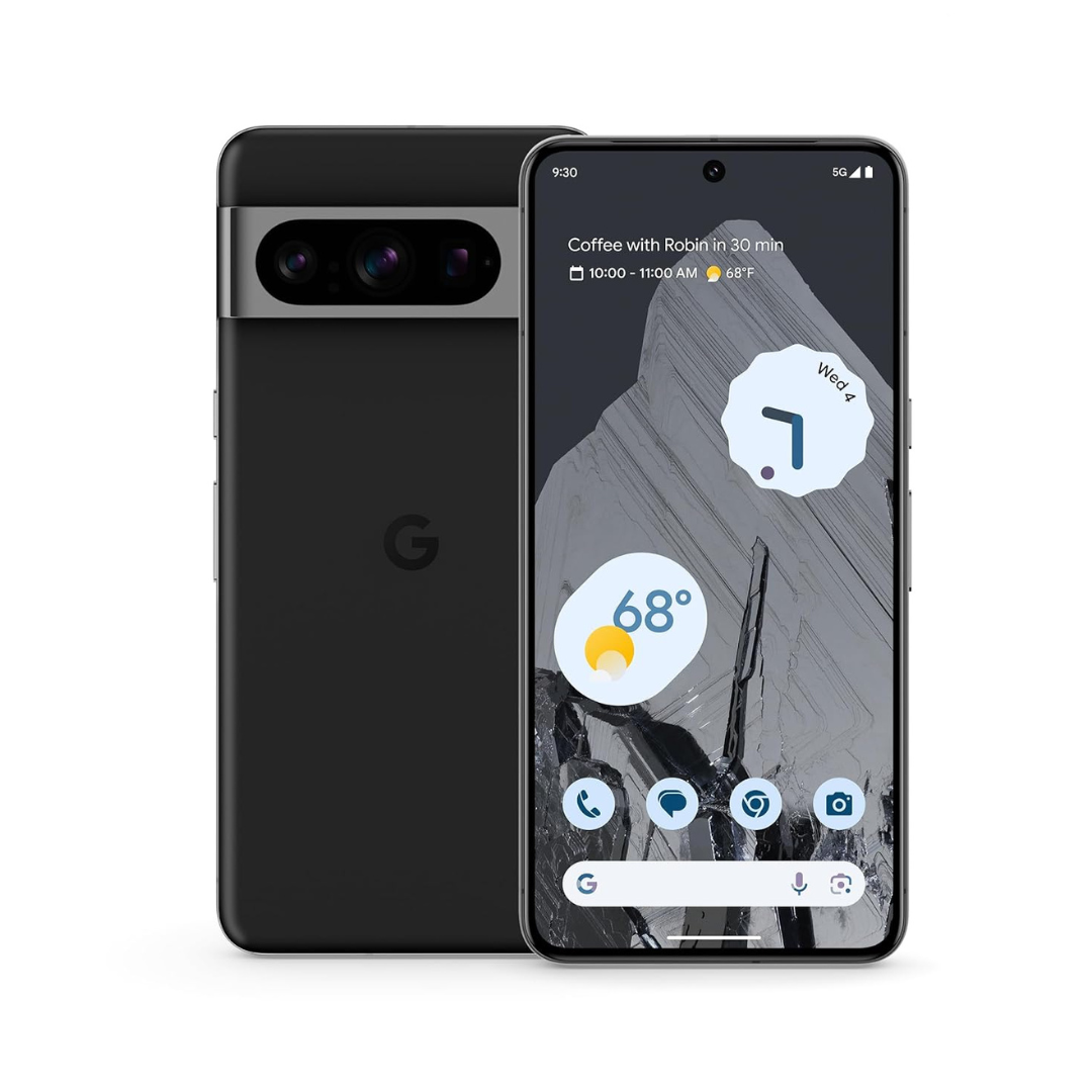 Google Pixel 8 Pro 128GB 5G Unlocked Android Smartphone + Google Pixel Watch LTE Smartwatch