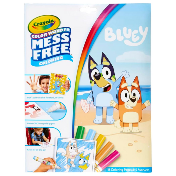 Crayola Color Wonder Mess Free Bluey Coloring Set