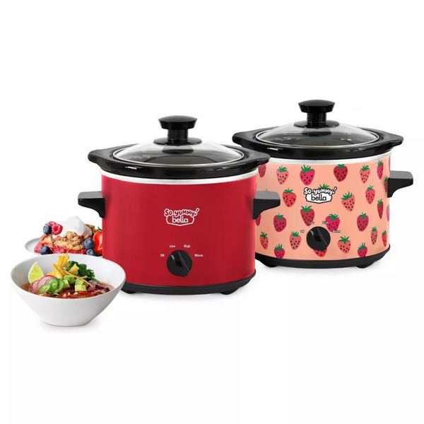 So Yummy By bella 2.0QT Twin Set Slow Cooker (2 Colors)