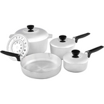 8-Piece Imusa USA Heavy Duty Cast Aluminum Cajun Cookware Set