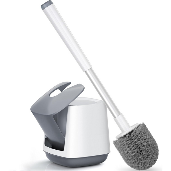 Lovloy Automatic Toilet Scrubber And Holder With Tweezers Handle