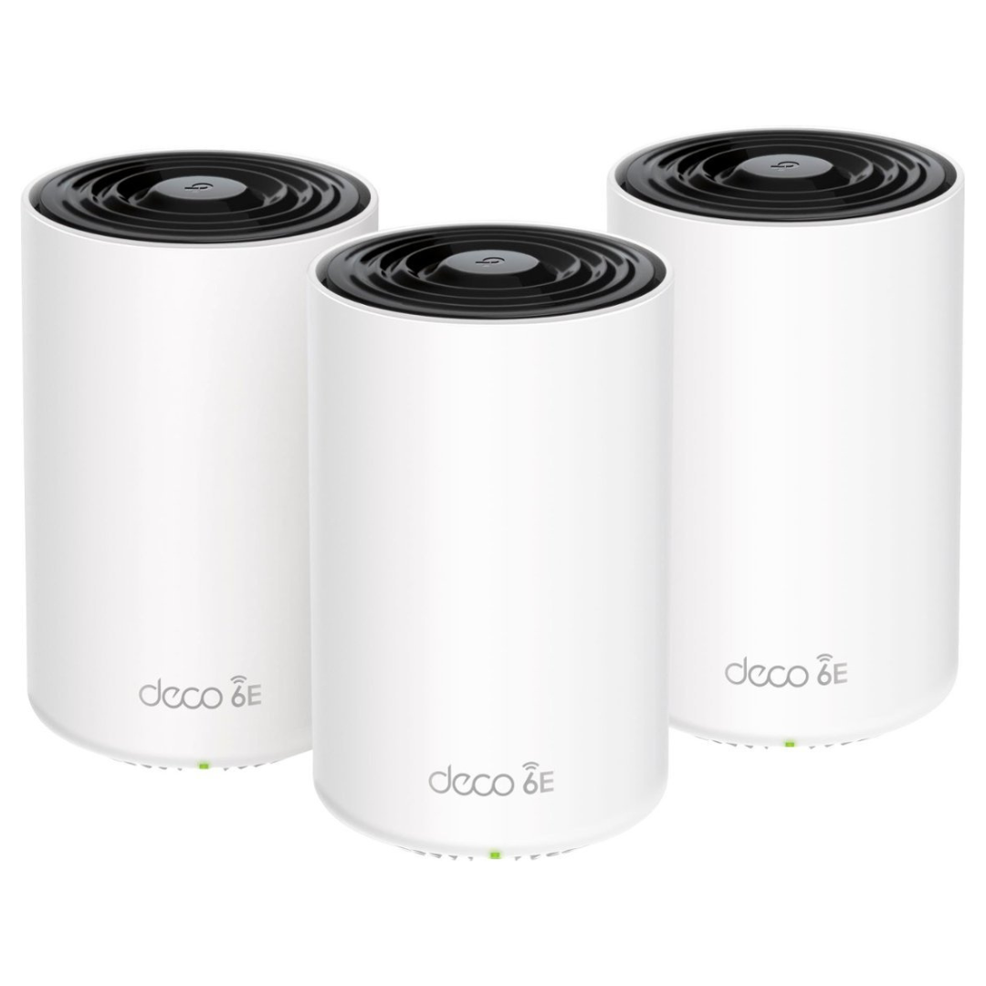 3-Pack TP-Link Deco AXE5400 Tri-Band WiFi 6E Mesh System