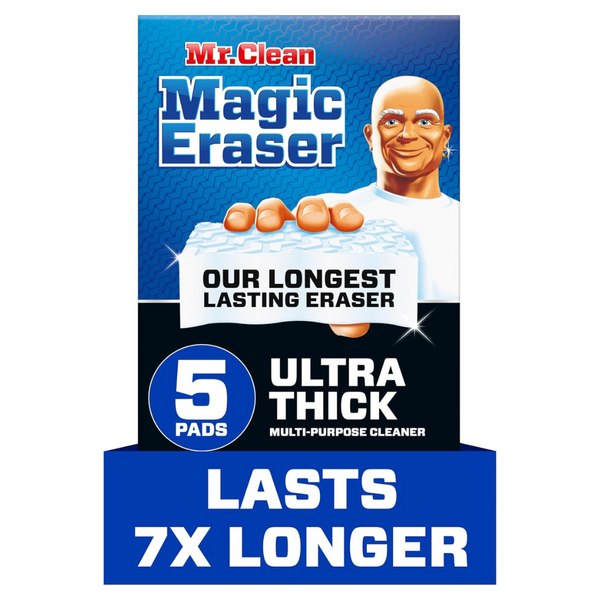 5-Count Mr. Clean Magic Eraser Ultra Thick Multi Purpose Cleaner