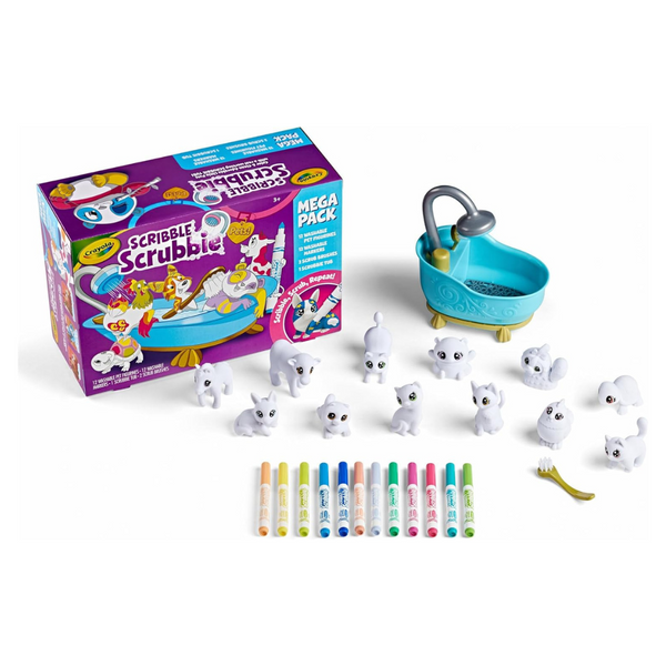 Crayola Scribble Scrubbie Pets Mega Set (25+ Pcs)