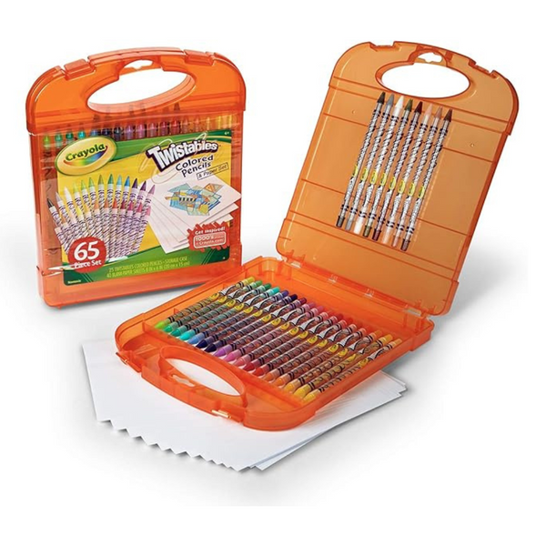 Crayola Twistables Colored Pencils Set (65Ct)