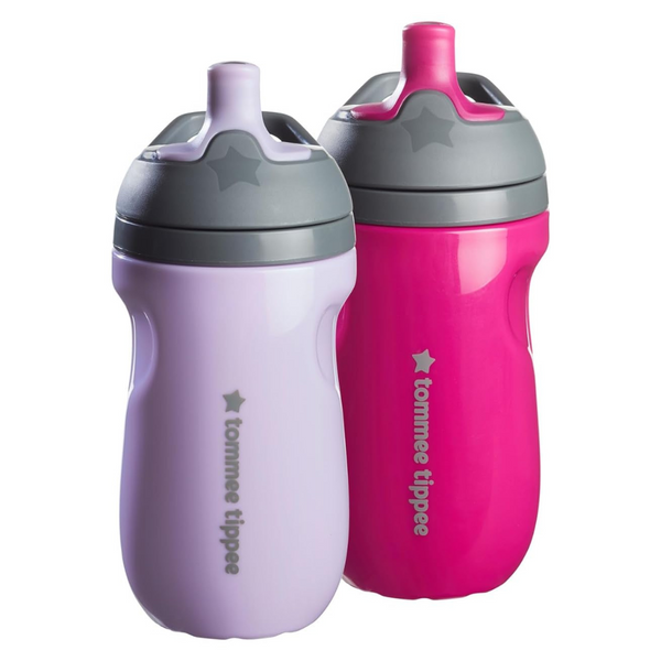 Tommee Tippee Insulated Sportee Bottles (9Oz, Pack Of 2)