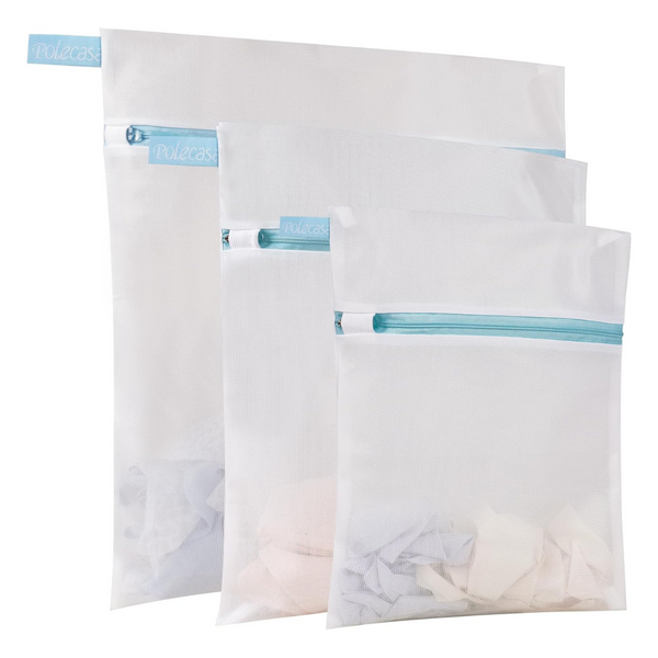 3-Pack Polecasa Durable Fine Mesh Laundry Bags