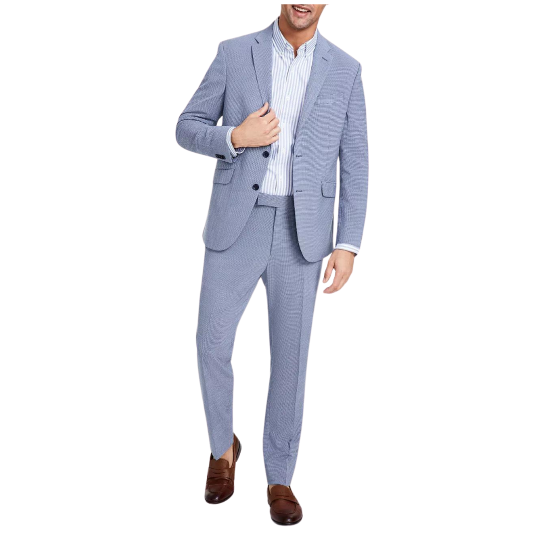 Kenneth Cole Reaction Men's Slim-Fit Mini-Houndstooth Suit (4 Colors)