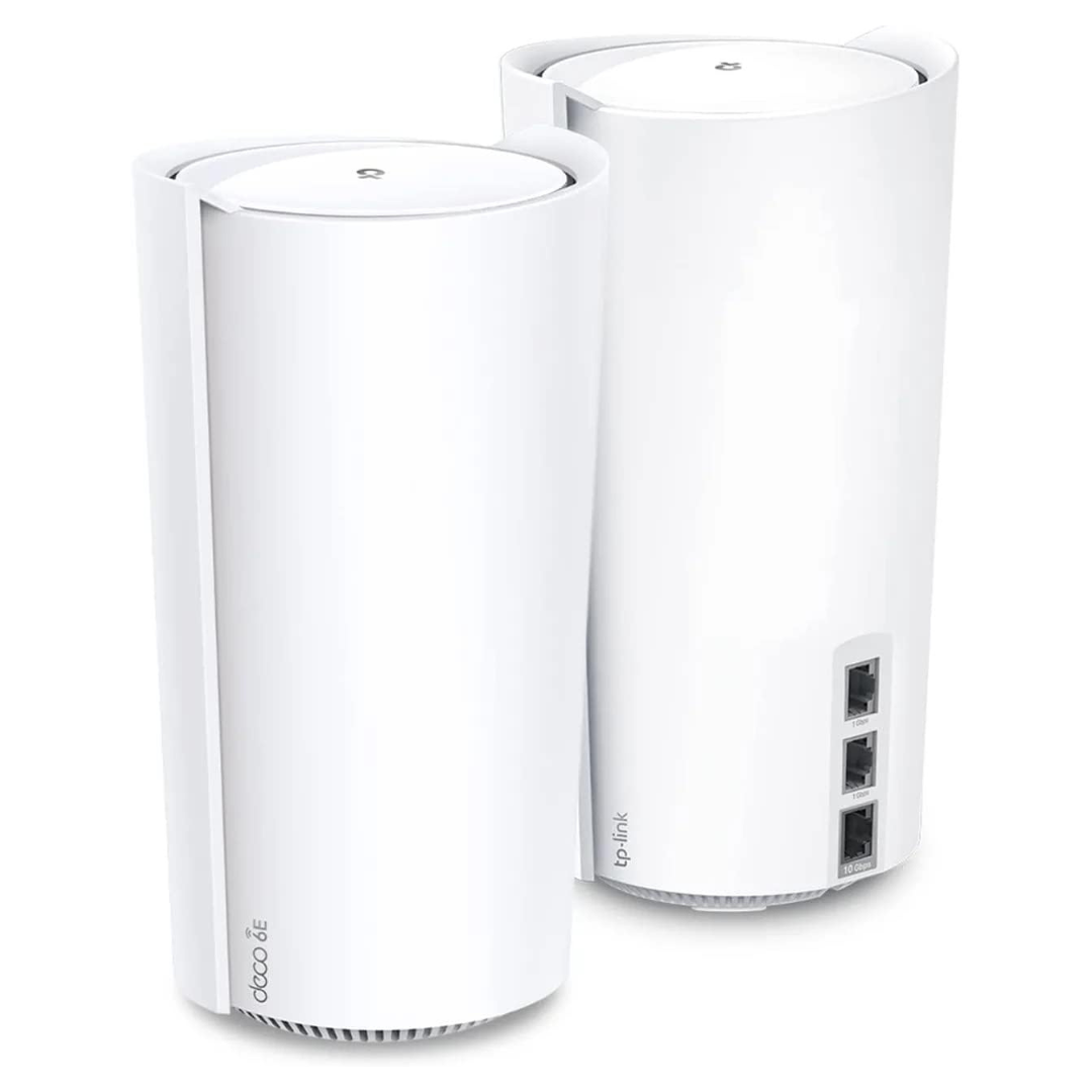 2-Pack TP-Link Deco AXE11000 Tri-Band WiFi 6E Mesh Network System