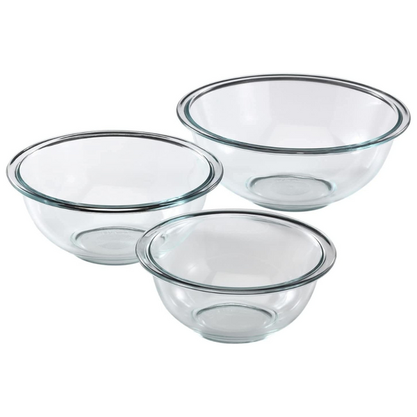 Pyrex Prepware 3-Piece Mixing Bowl Set