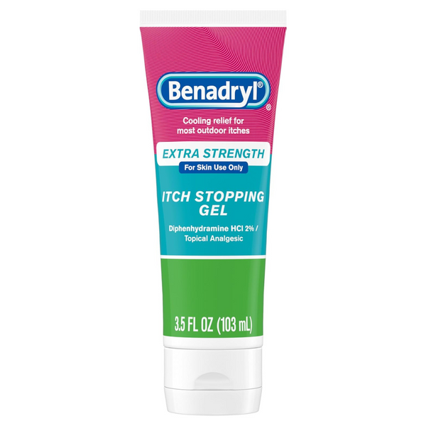 Benadryl Topical Anti-Itch Camphor Cooling Gel For Kids (3.5 Fl. Oz)