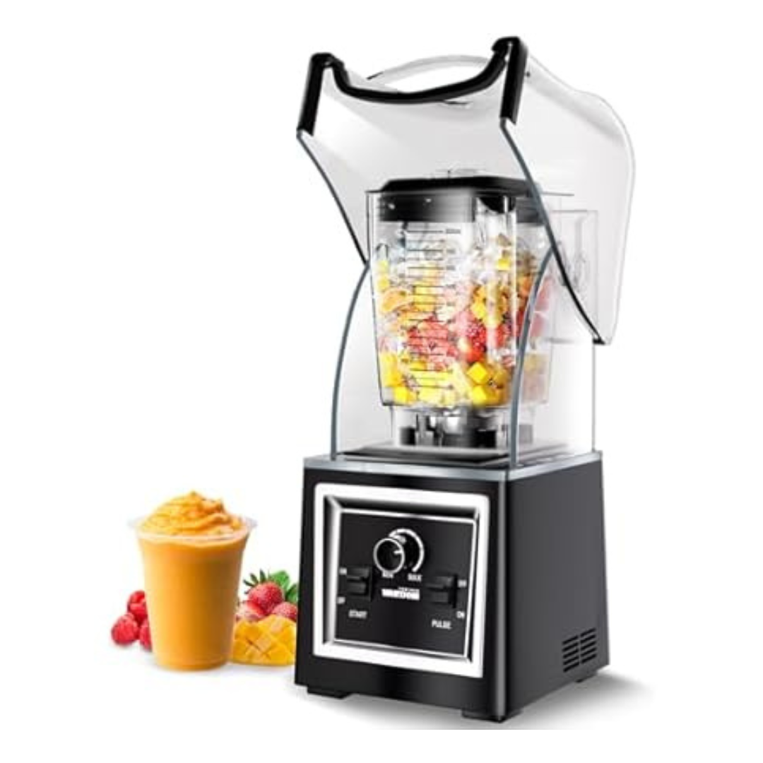 Wantjoin Professional Grade 2000W Removable Shield Commercial Blenders