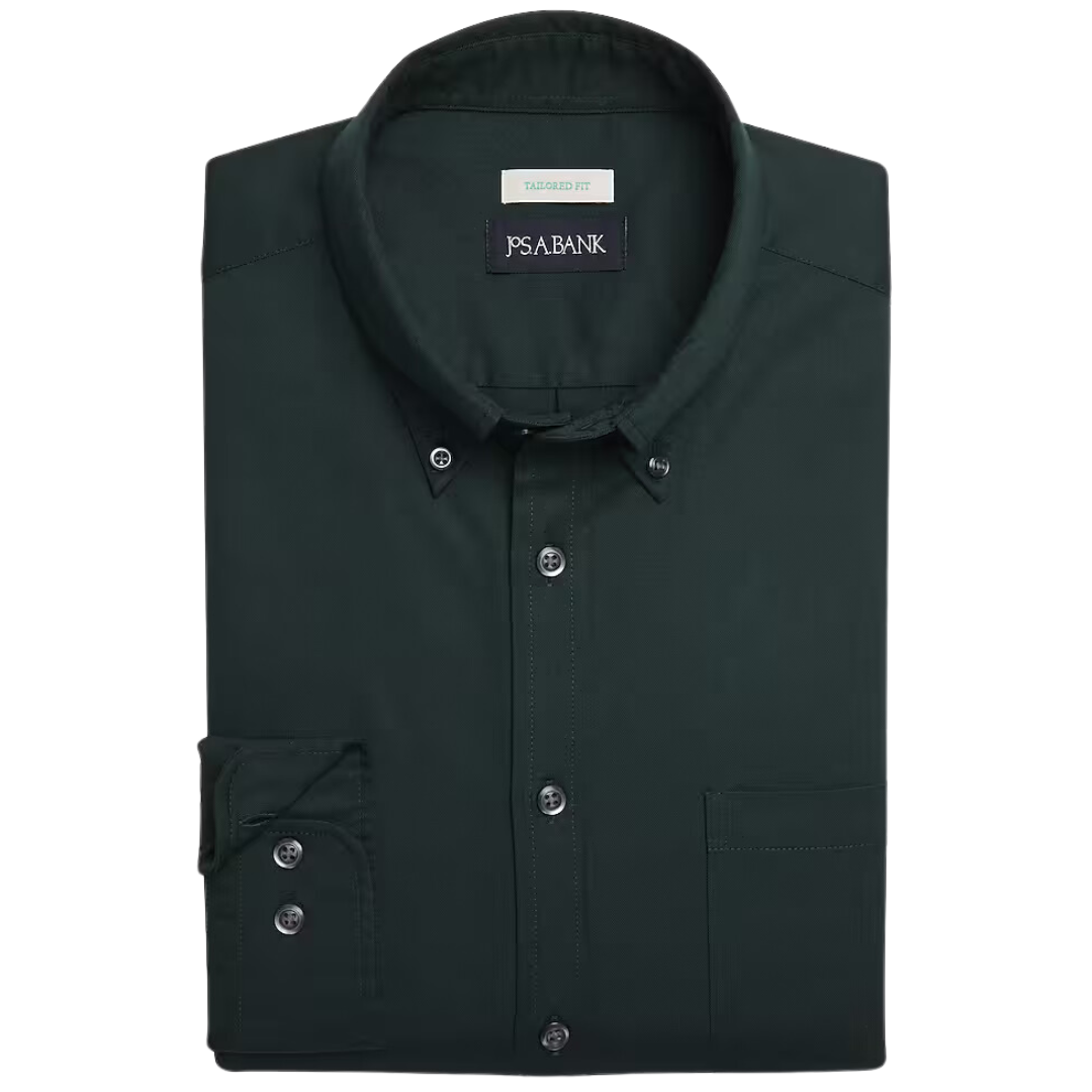 Jos. A. Bank Tailored Fit Twill Sportshirt