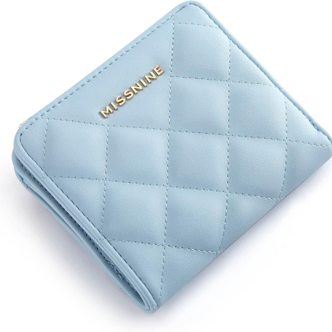 Missnine Women's RFID Card Holder Compact Ladies Wallet