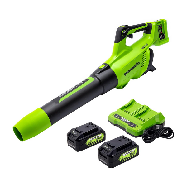 Greenworks 48V (2 x 24V) Cordless Brushless Axial Leaf Blower