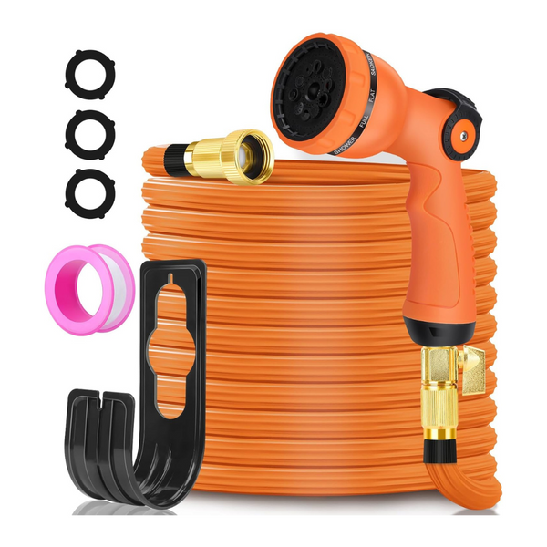 Babadu 50 Ft Expandable Garden Water Hose