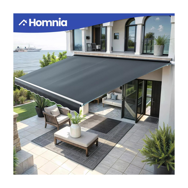 Homnia 13ft x 8ft Retractable Patio Awning