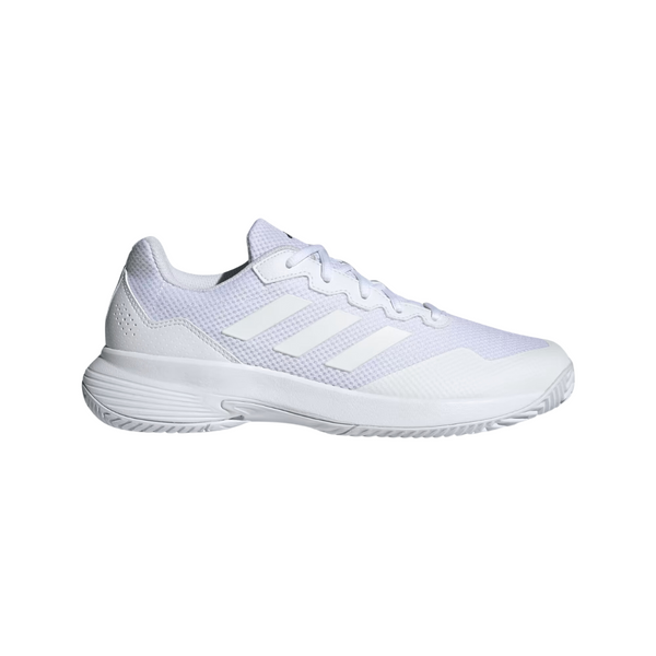 adidas Men's Gamecourt 2.0 Tennis Shoes (White)