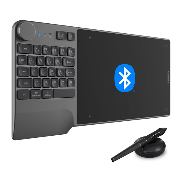 HUION Inspiroy Keydial KD200 Bluetooth Graphic Tablet