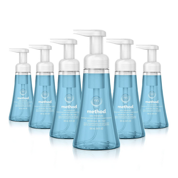 6-Pack Method Sea Minerals Foaming Hand Wash