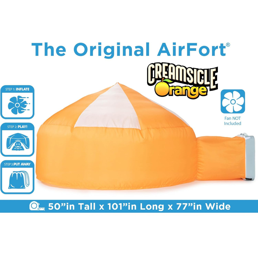 Kids The Original Inflatable Air Fort With Build In 30 Seconds