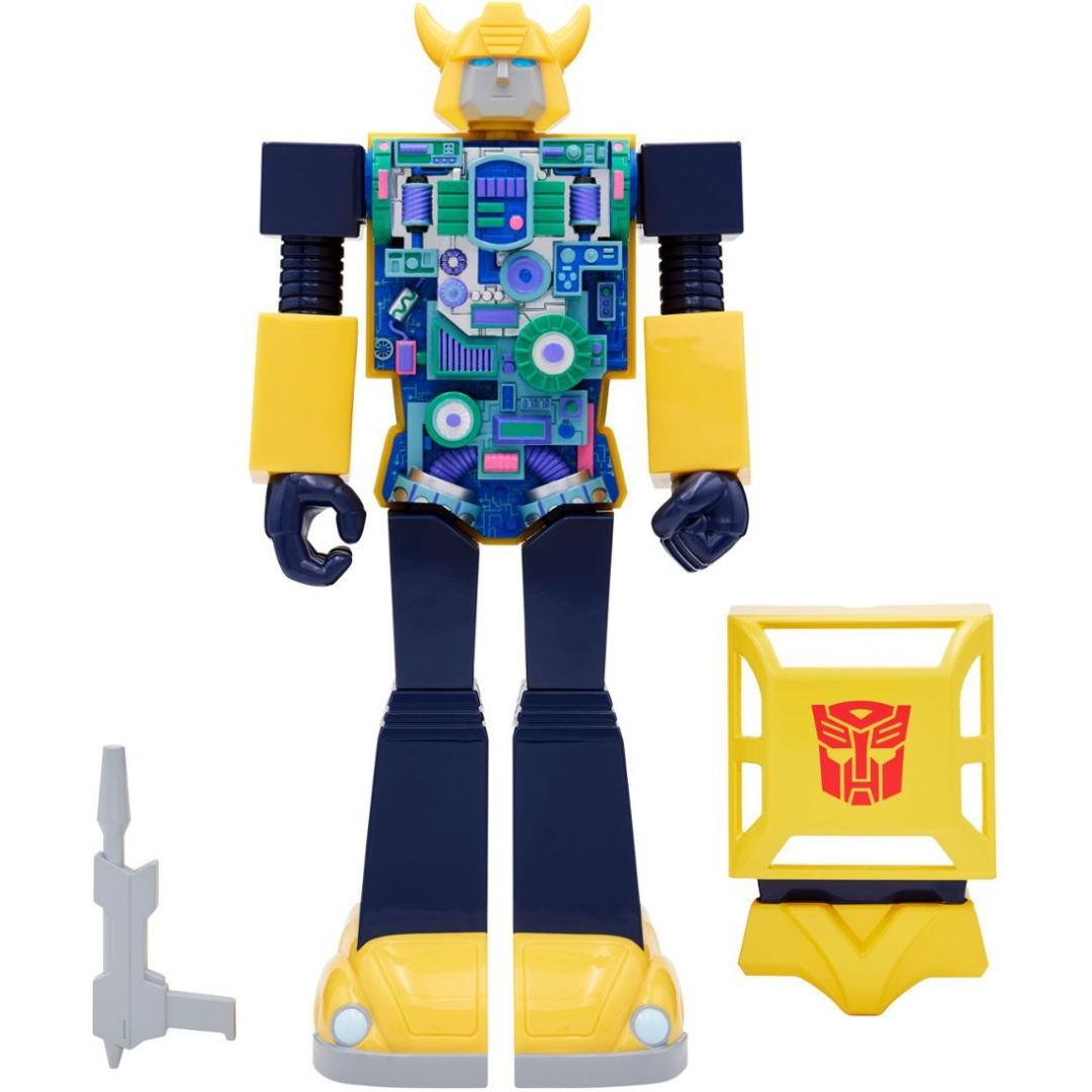 Super7 Transformers Bumblebee (G1 Full Color) 10" Super Cyborg Figure