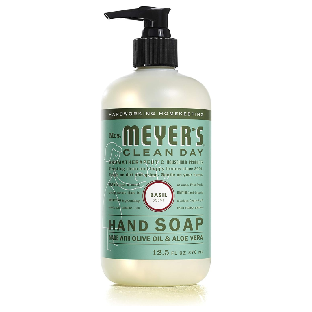 Mrs. Meyers Clean Day Liquid Hand Soap (Basil Scent, 12.5 Fl Oz)