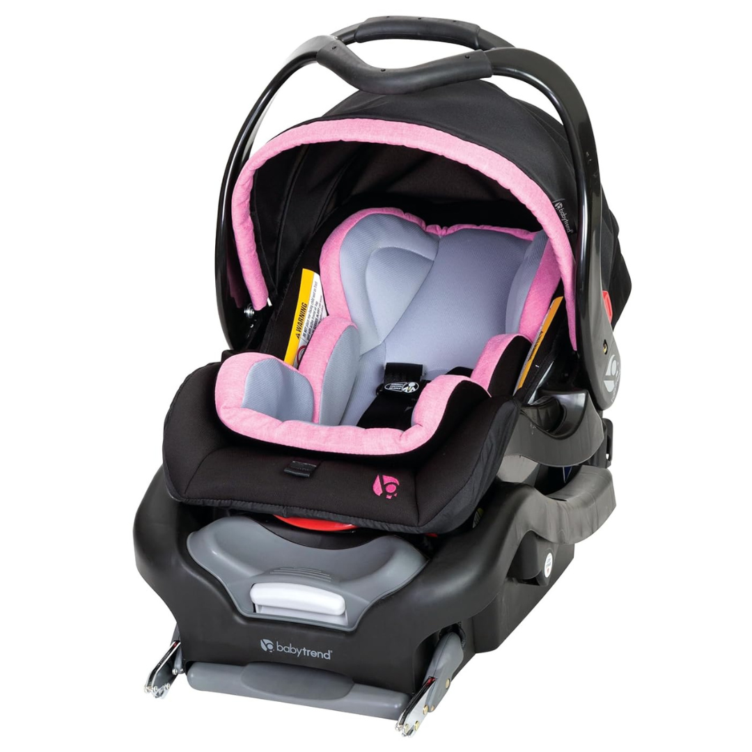 Baby Trend Secure Snap Gear 35 Infant Car Seat, Pink Sorbet