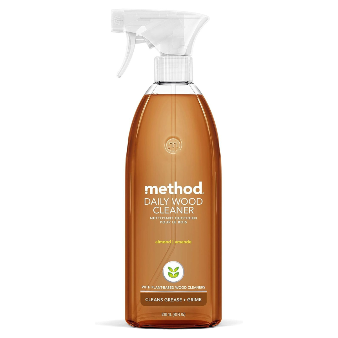 Method Daily Wood Cleaner, Almond, Plant-Based Formula (28 Oz Spray Bottle)