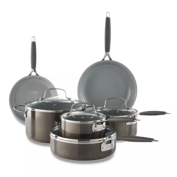 Food Network 10-Pc. Nonstick Ceramic Cookware Set + $10 Kohls Cash