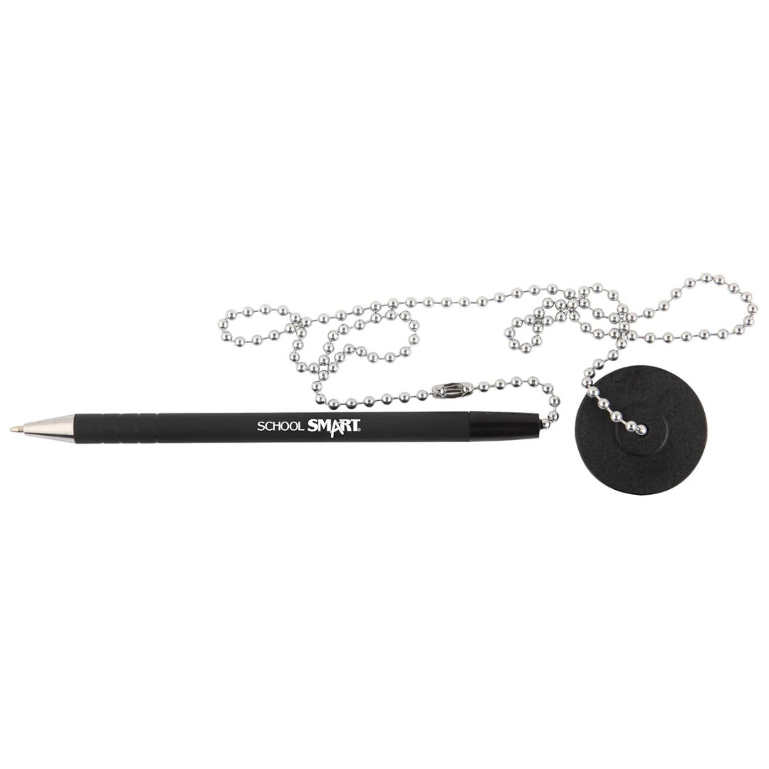 School Smart Counter Pen With Chain, Medium Tip