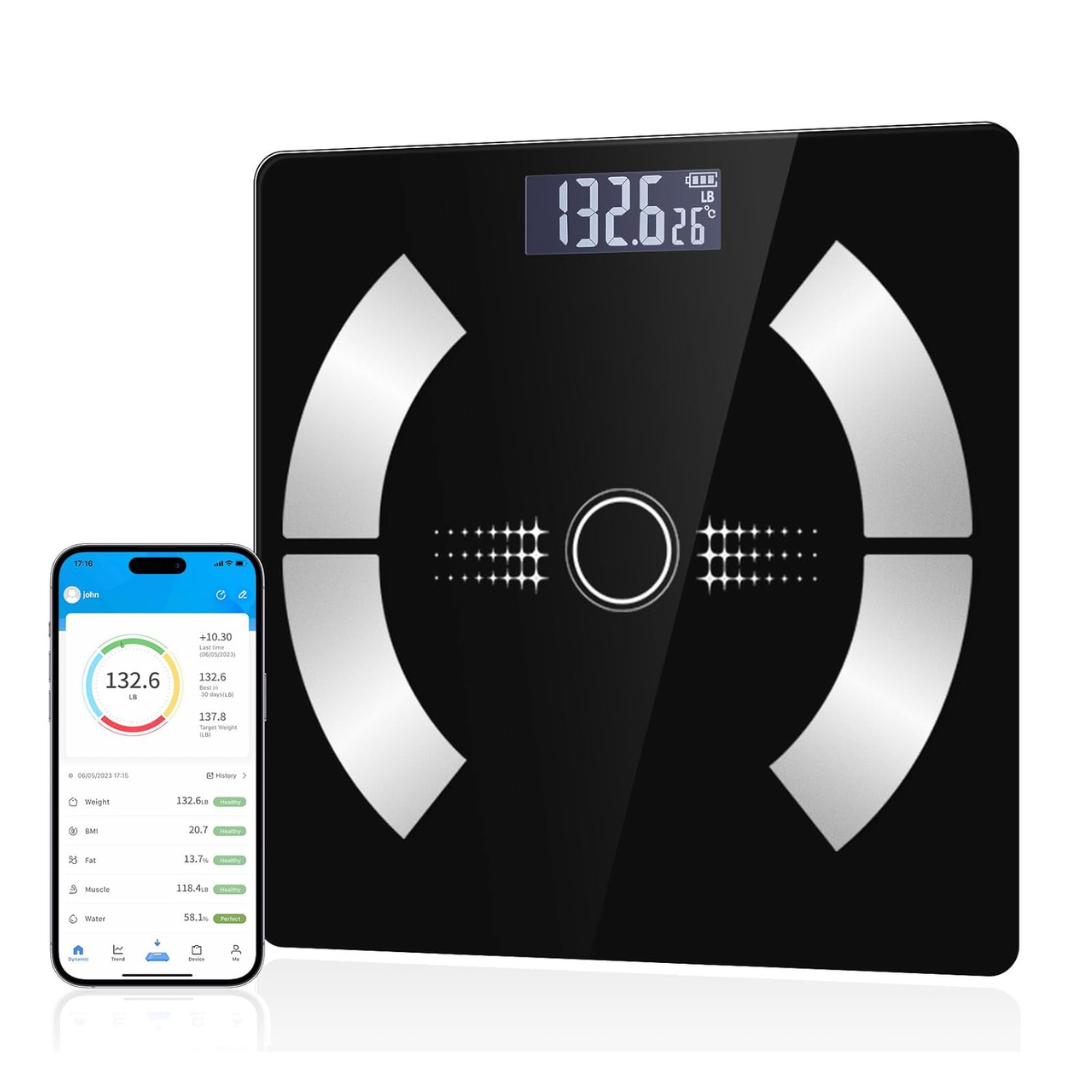 Digital Simple And Practical Body Fat Scale With Led Display