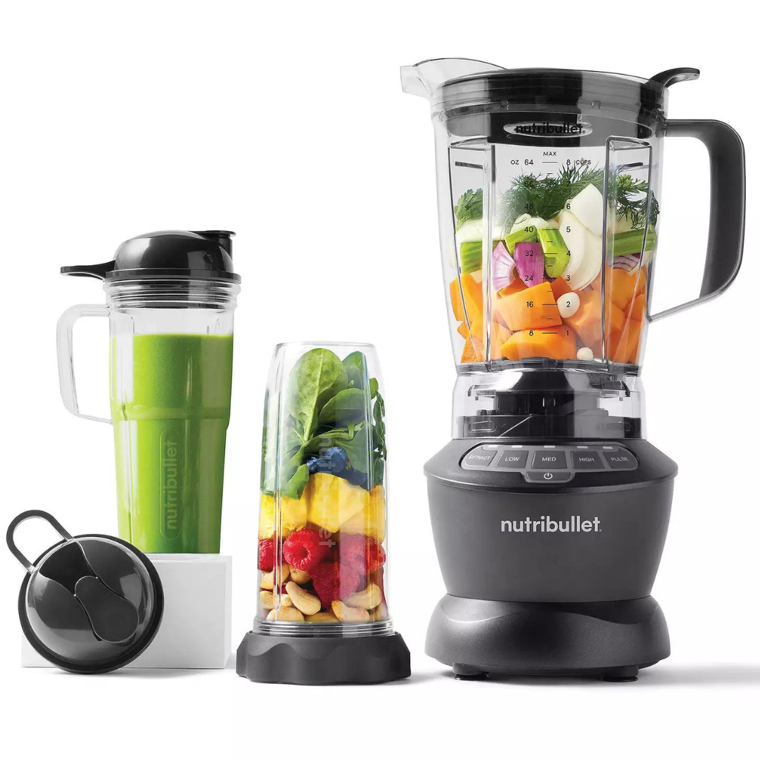 NutriBullet 1200W 5-Speed Full Size 64oz Blender Combo