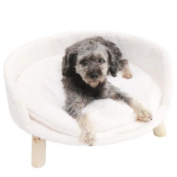 Plush Cushioned Dog Sofa