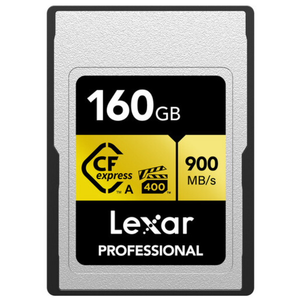 Lexar 160GB Professional CFexpress Type A Gold Series Memory Card