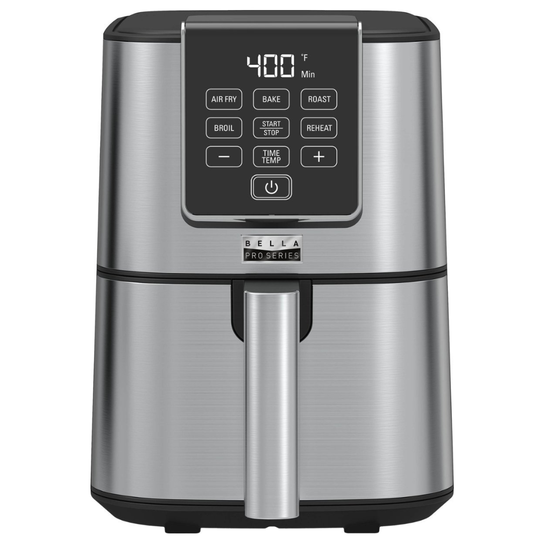 Bella Pro Series 4-qt. Slim Stainless Steel Digital Air Fryer