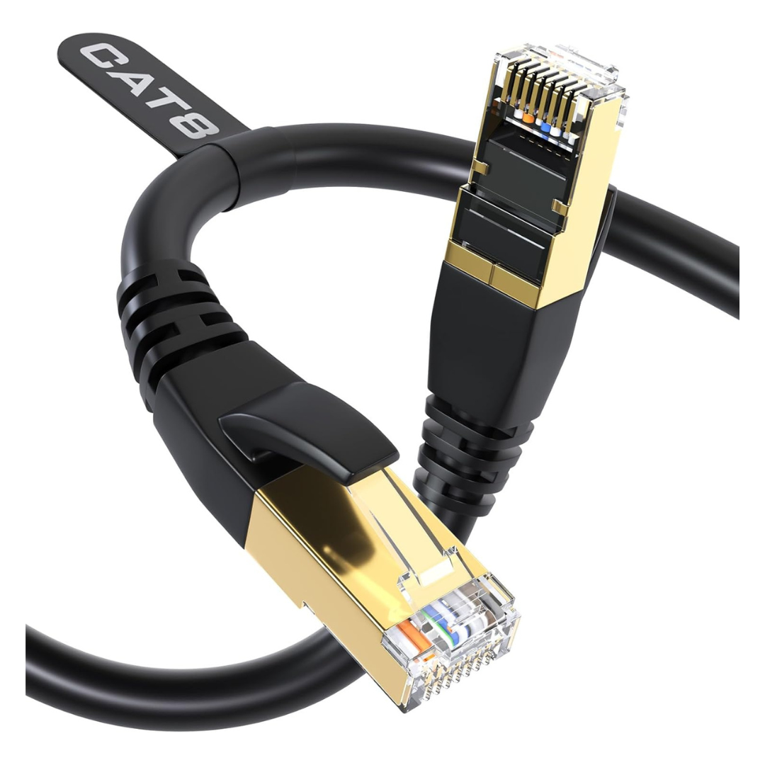 DbillionDa 6ft Heavy Duty 26AWG Cat8 LAN Network Cable