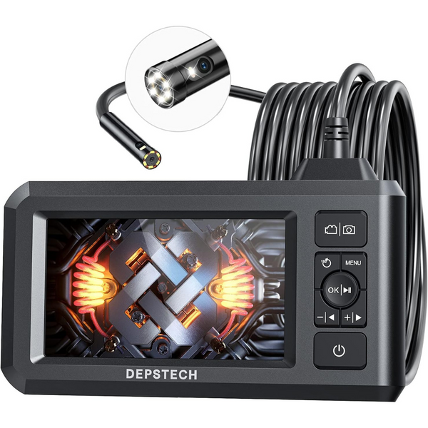 Depstech 1080P Digital Dual Lens Industrial Endoscope Inspection Camera