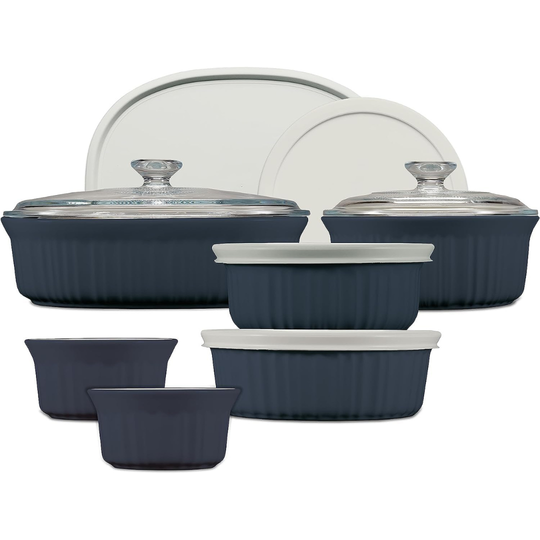 12-Piece CorningWare Ceramic Bakeware Set