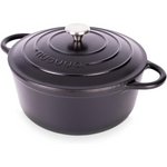 Nuovva 6.4-Quart Cast Iron Dutch Oven With Lid