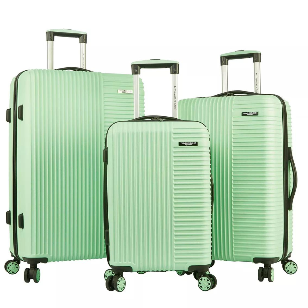 Travelers Club Basette 3-Piece Hardside Luggage Set